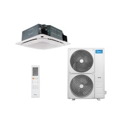 Полупромышленный инверторный кассетный кондиционер Midea серия MCD1-F-B/MO-N8 Breezeless