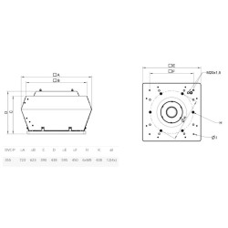 Крышный вентилятор Systemair серия DVC 355