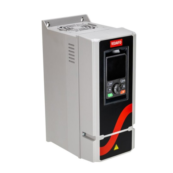 Частотный преобразователь VEDA VF-500-P2K2-0006-U-T4-E20-B-C2-D 2,2кВт 380В, с высок.перегр.,фил.C2