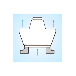 Крышный вентилятор Vortice серия TRT 100 E-V